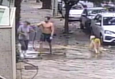 Faxineira é agredida enquanto lavava calçada em Belo Horizonte