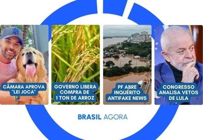Brasil Agora: governo libera compra de 1 milhão de toneladas de arroz após enchentes no sul