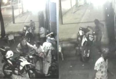 Flagra: homem furta celular e chave da motocicleta de PM em BH
