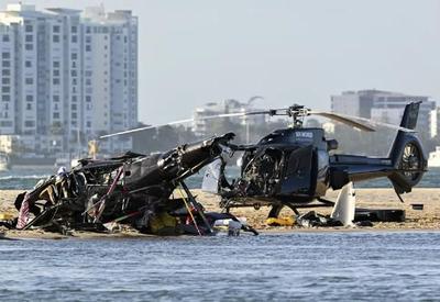Colisão entre helicópteros deixa 4 mortos e 3 feridos na Austrália