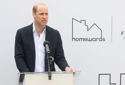 Príncipe William lança projeto para acabar com falta de moradia no Reino Unido