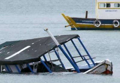 Sobe para 8 o número de vítimas do naufrágio na Baía de Todos-os-Santos, em Salvador