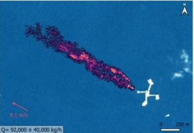 Cientistas detectam grande vazamento de metano por meio de satélites