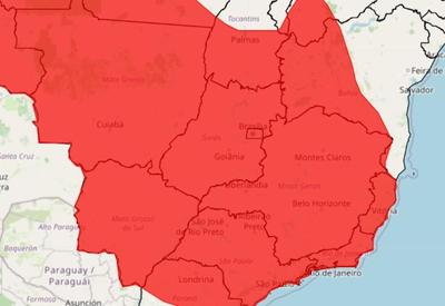 Alerta vermelho: Inmet anuncia perigo por calor para 15 estados e DF