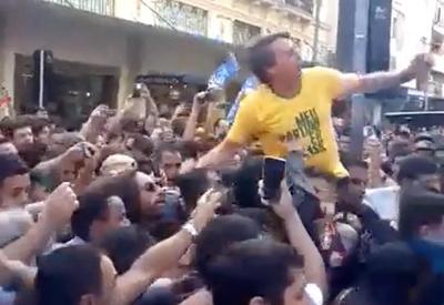 Bolsonaro fará 1º discurso de campanha no "local exato" onde levou facada