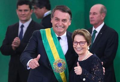 Aliados defendem Tereza Cristina como vice de Bolsonaro