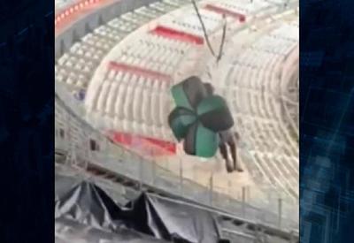 MG: adolescente cai de tirolesa instalada no estádio do Mineirão