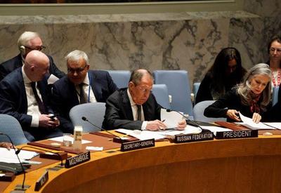 Sergey Lavrov preside reunião do Conselho de Segurança da ONU