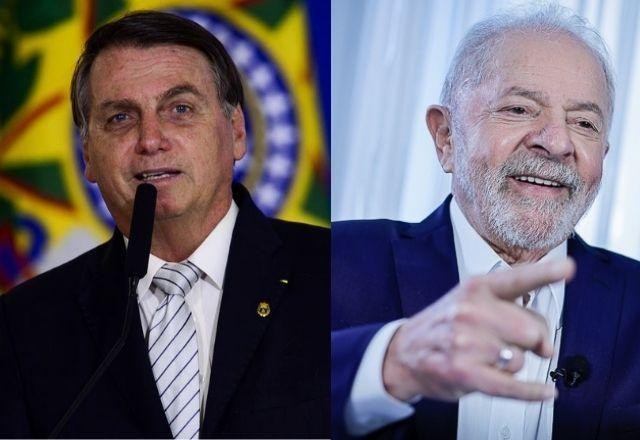 Em Minas, Lula tem 41,6% das intenções de votos, Bolsonaro tem 22,8%