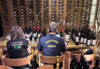 Ministério da Agricultura fiscaliza comércio de vinhos contrabandeados