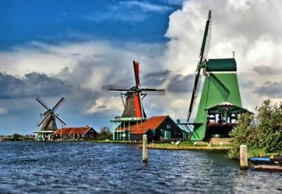 Um passeio para conhecer os famosos moinhos de vento da Holanda