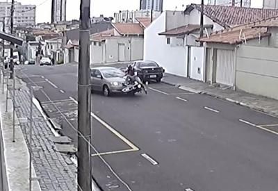 Motorista atropela motoqueiro após discussão em Franca (SP)