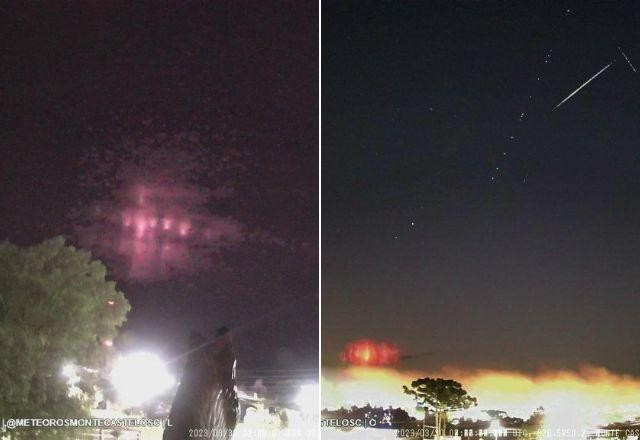 "Fantasmas elétricos" são registrados no céu de Santa Catarina