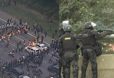 SP: rodovia é liberada após ataque policial a manifestantes indígenas