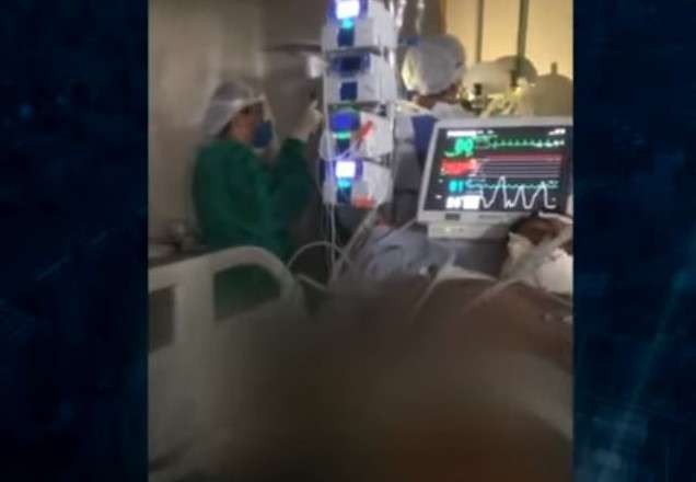 Paciente internado com covid-19 morre após chuva invadir UTI de hospital