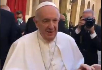 Papa Francisco faz piada sobre brasileiros: "Vocês não têm salvação"