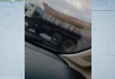 Flagra: Passageira filma o próprio acidente de trânsito em rodovia