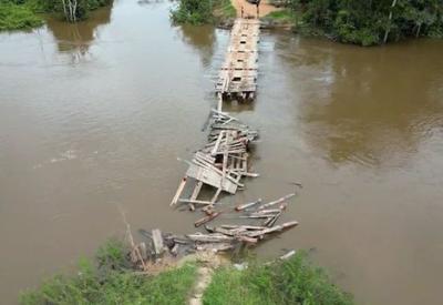 PF explode ponte clandestina usada por invasores da Terra Indígena Apyterewa, no Pará