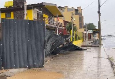 Ciclone causa destruição em 51 municípios e deixa um morto no RS