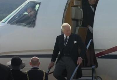 Rei Charles III chega à Escócia para velório da rainha
