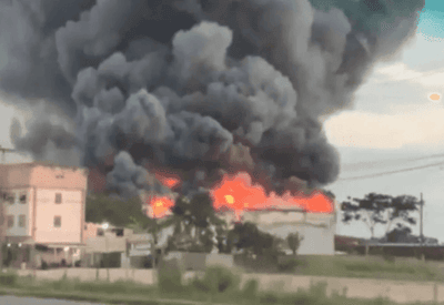 Incêndio atinge fábrica da Cacau Show no Espírito Santo