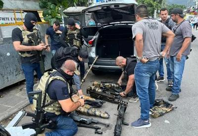 Polícia Civil do Rio recupera oito metralhadoras do Exército furtadas em SP