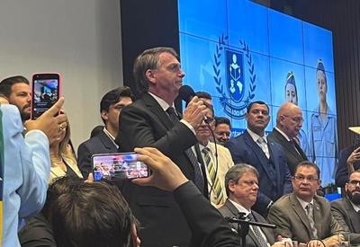 Bolsonaro elogia governo de Tarcísio em São Paulo: "Nos orgulha"