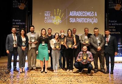 Prêmio Não Aceito Corrupção anuncia vencedores da 3ª edição; confira