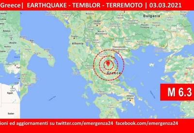 Terremoto de 6,3 atinge centro da Grécia