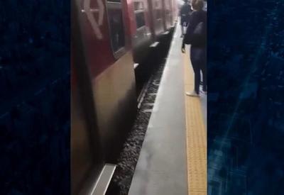 SP: Trem com passageiros descarrila na Linha 8-Diamante