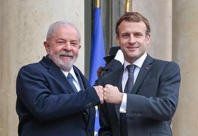Lula conversa com Macron sobre conflitos no Oriente Médio