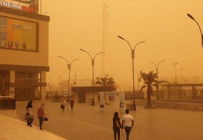 Tempestade de areia no Iraque deixa um morto e milhares hospitalizados