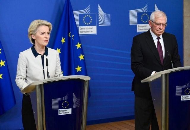 UE anuncia sanções rígidas contra Rússia após ofensiva na Ucrânia