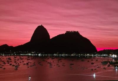 Fumaça do vulcão em Tonga muda cor do céu no Rio e em São Paulo
