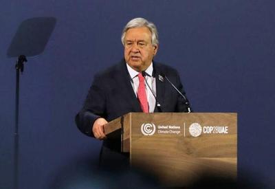 COP28: chefe da ONU alerta que promessas ficam "claramente aquém do necessário"