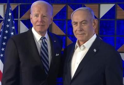 "Parece obra do outro lado, não de vocês", diz Biden a Netanyahu sobre ataque a hospital em Gaza