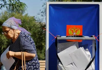 Rússia organiza eleições em áreas ocupadas ilegalmente na Ucrânia