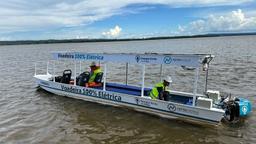 imagem da notícia Transporte elétrico e sustentável faz viagem inaugural no Xingu