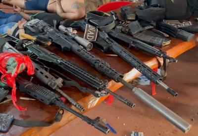 Ação na fronteira com Paraguai prende líder de facção com armamento de guerra