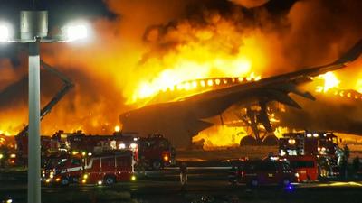 Poder Expresso: Brasileiro relata direto de aeroporto do Japão drama de avião em chamas