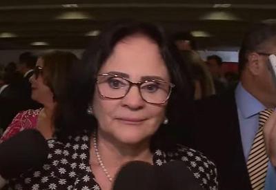 Damares diz que Marinho vencerá Presidência do Senado com 45 votos 