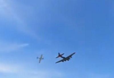 Dois aviões militares colidem no ar nos Estados Unidos