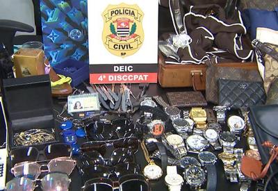 SP: Polícia apreende R$ 1 milhão em bolsas de luxo roubadas de mansões