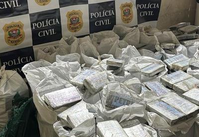 SP: Polícia apreende mais de 1.000 tijolos de cocaína durante ação em busca de PM