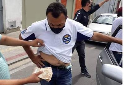 Irmão e secretários de  prefeito são presos com R$ 1 milhão na cueca