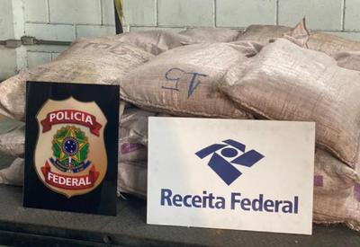 Vídeo: PF e Receita apreendem 498 kg de cocaína no Porto de Santos