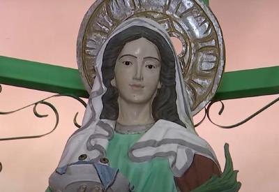 Fiéis celebram dia de Santa Luzia, protetora dos olhos, em Caruaru