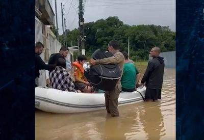 Cinco cidades de Santa Catarina estão em situação de emergência após chuva