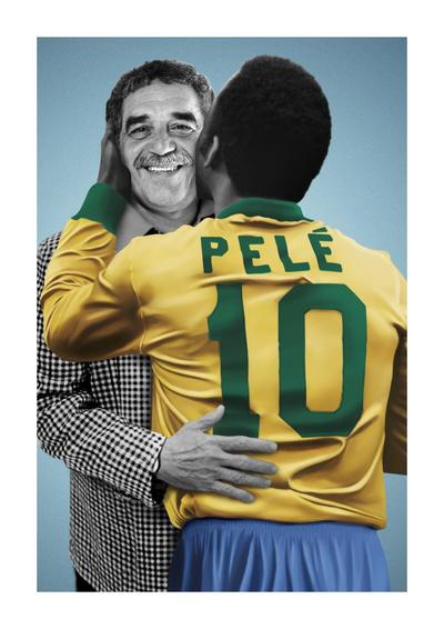 Lula dá a Petro quadro com homenagem a Gabriel García Márquez e Pelé 