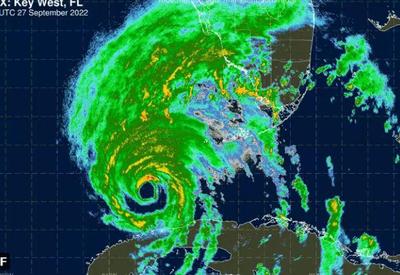 Após estragos em Cuba, furacão Ian chega aos EUA com ventos de 200 km/h